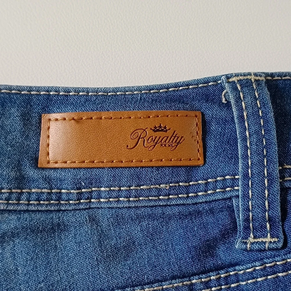 Royalty Jeans Womens 6 Blue WP976025 Skinny Medium Wash Stretch Denim